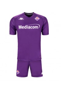 Fiorentina Babytruitje Thuis tenue Kind 2024-25 Korte Mouw (+ Korte broeken)